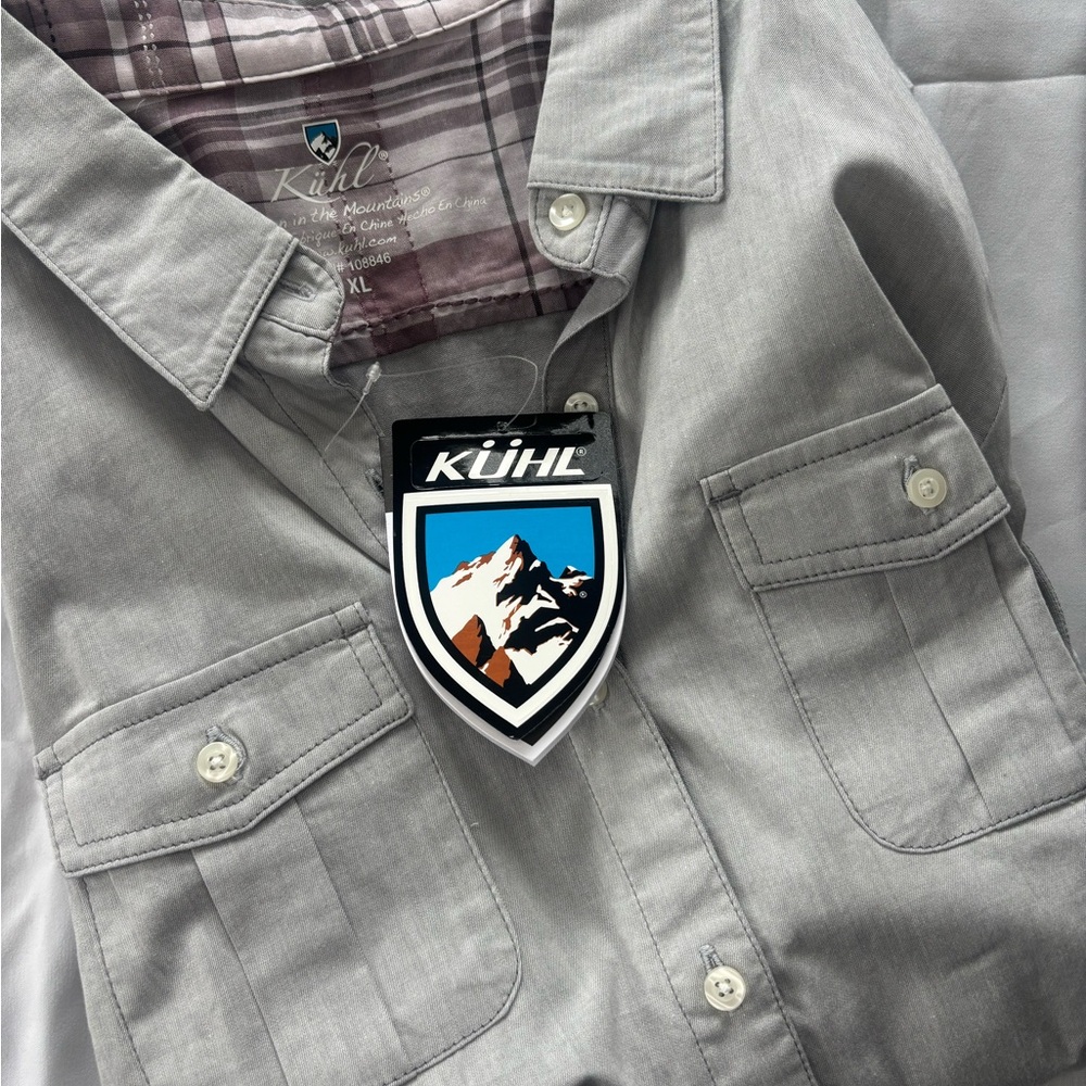 Kuhl Women's Gray Kiley LS Button-Down Shirt - Picture 4 of 9